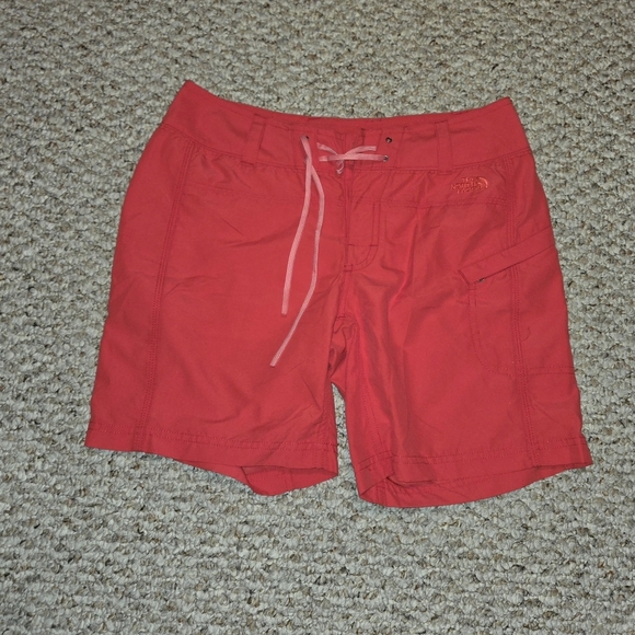 The North Face Board Shorts Red Women's Size 4 - Picture 2 of 7